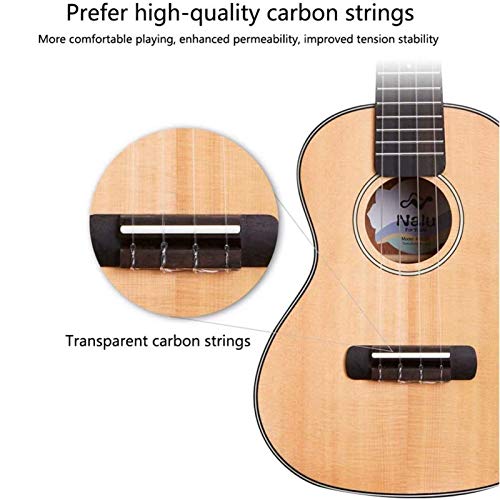 Ukuleles Ukulele Beginner 23 inch Spruce Veneer Small Guitar for Beginners Kids Adult with Gig Bag Picks Strings Capo and Tuner - Les Beatles, Paul McCartney, John Lennon, RIngo Starr, George Harrison Ukuleles Ukulele Beginner 23 inch Spruce Veneer Small Guitar for Beginners Kids Adult with Gig Bag Picks Strings Capo and Tuner – Image 5