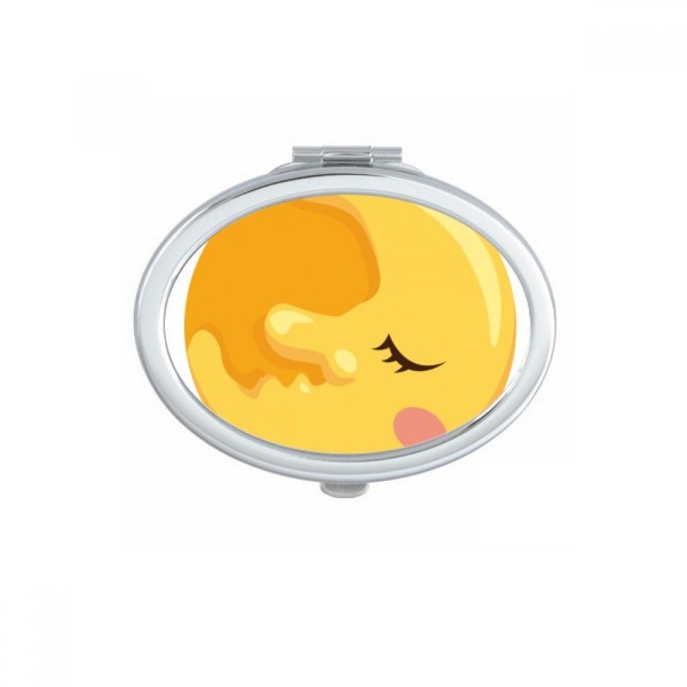 Miroir compact alien réglant le problème des retouches maquillage rapides