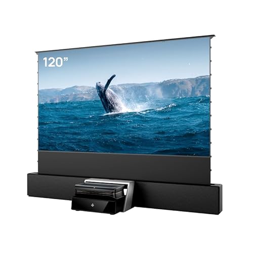 Image of AWOL VISION LTV-3500Pro with 120" Motorized ALR Floor Rising Screen Bundle, Dolby Vision & Atmos, HDR10+, UST Laser TV Home Theater Projector with 120