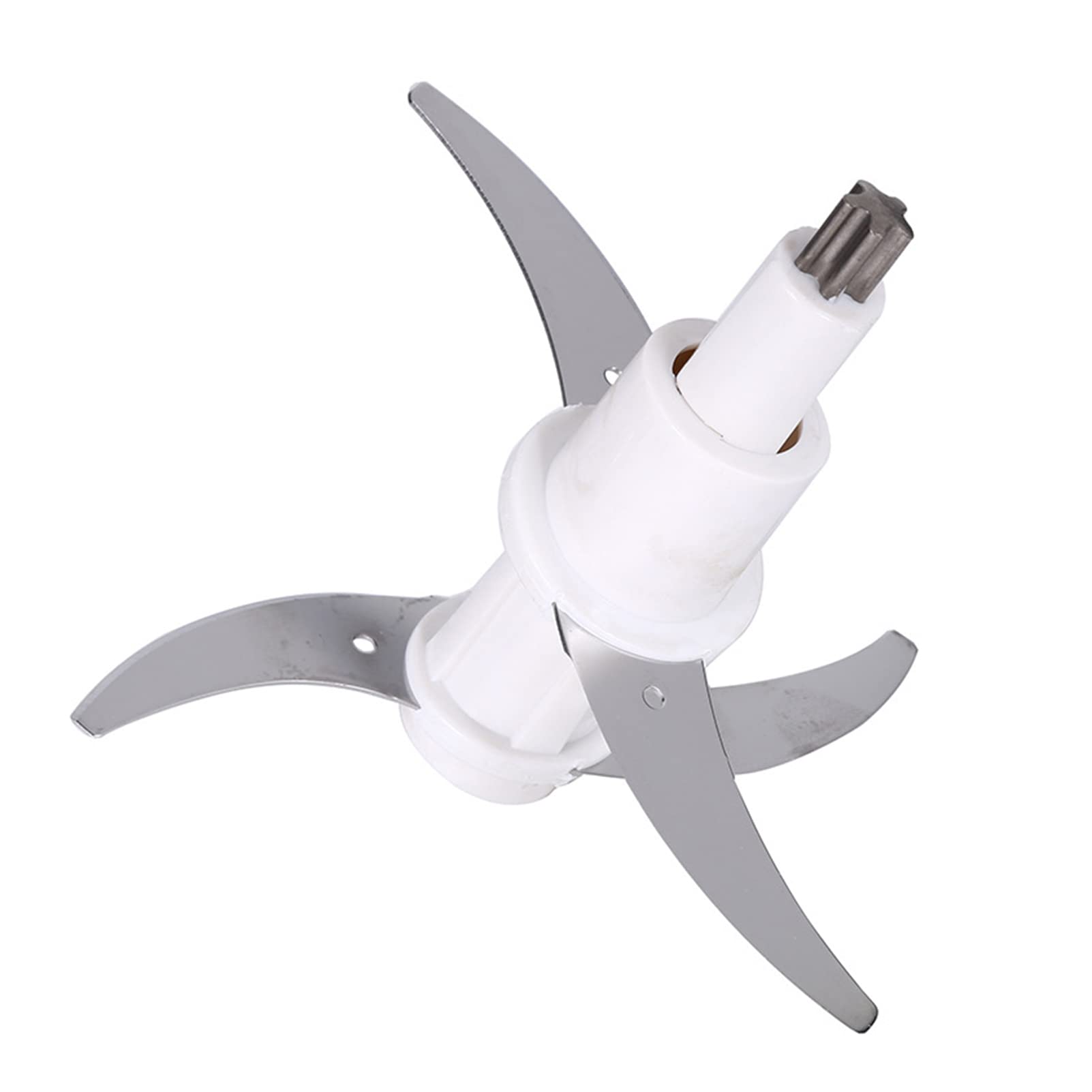Hachoir en acier inoxydable pour légumes, fruits et noix, hachoir à viande électrique, bol de 6 L, 1600 W avec 4 lames tranchantes