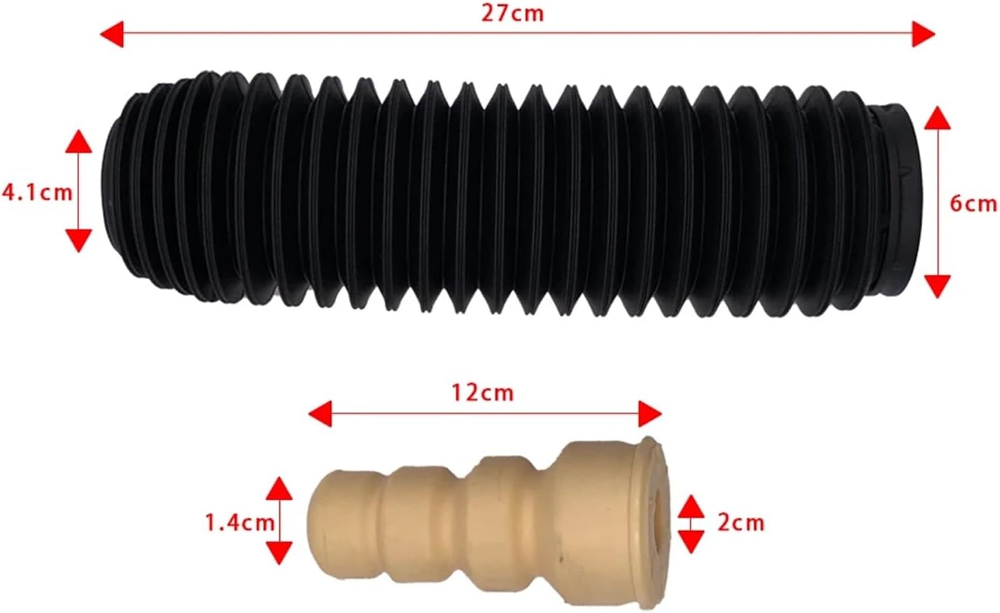 Suspension Dust Boot Car Shock Absorber Dust Cover Rubber Buffer Set Rear For HONDA (DONGFENG) CIVIC X (FC_)180/220 TURBO 2016-2021 replacement