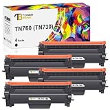 Toner Bank Compatible Toner Cartridge Replacement for Brother TN760 TN-760 TN730 TN-730 for...