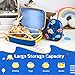 GYMAX 2Pc Kid Carry On Luggage Set, 12