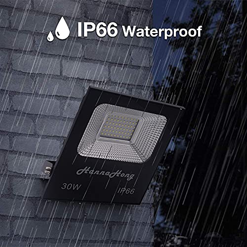HANNAHONG-10W-LED-Flood-Light-with-ONOff-Switch-Plug-inCool-WhiteSecurityWorkPlant-Grow-Outdoor-LightIP66-WaterproofReflector-Spotlight-for-Porch-GaragePatioYardGarden