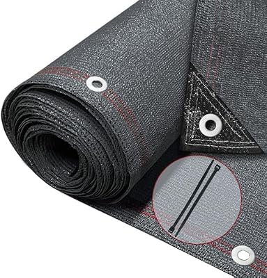 VOUNOT® Malla Sombreo y Ocultación 1×10m, Valla Privacidad 230 g/m² HDPE Protección UV, Red de Sombra con Bridas, para Jardín, Huerto, Balcón, Antracita