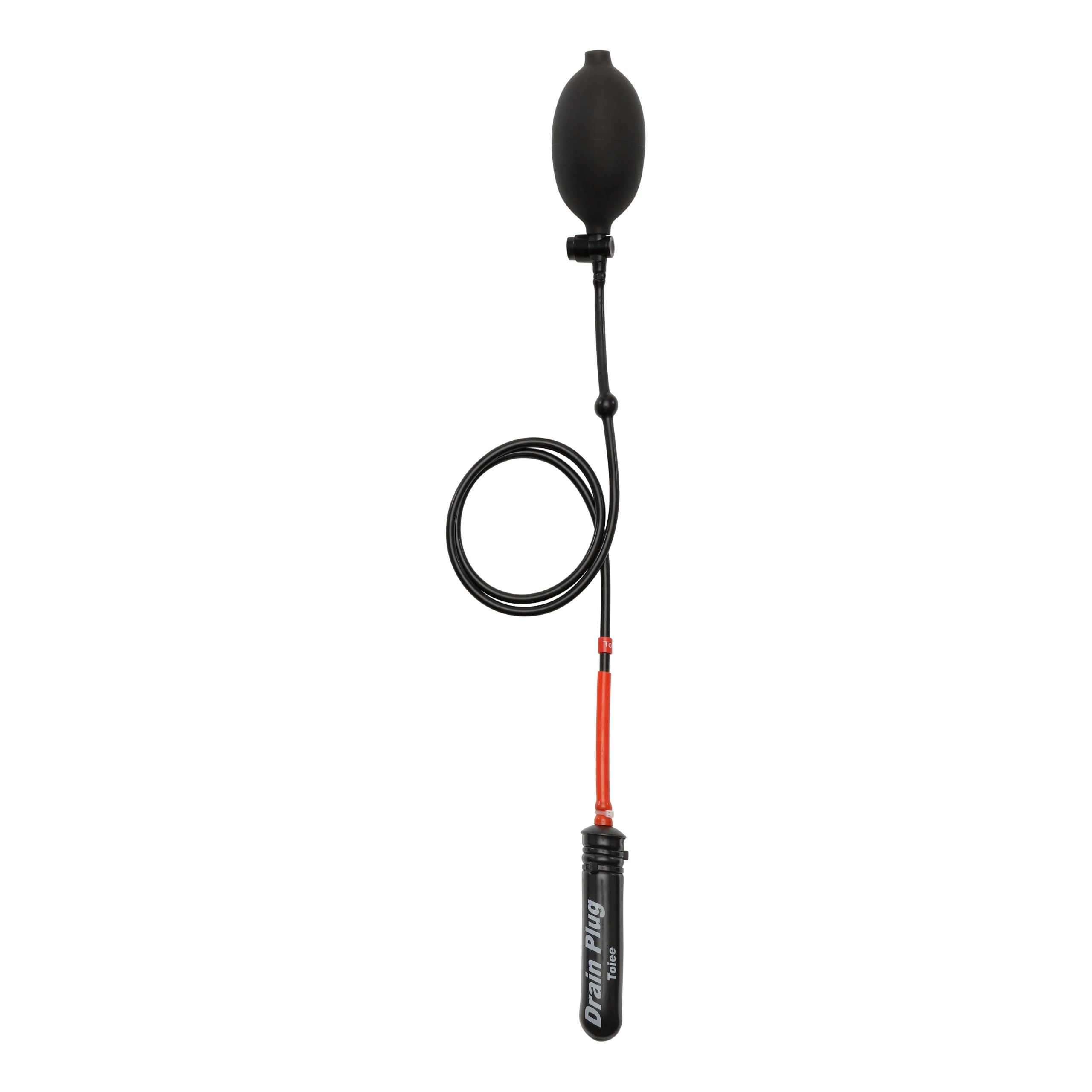 Drain Plug (32 mm). Aufblasbarer Rohrstopfen, Rohrverschluss. Der Toiee Drain Plug mit Pumpe, 85cm Schlauch und Ballon. Stoppen Sie das Hochkommen von Wasser in die Abwasserleitung oder Abfluss