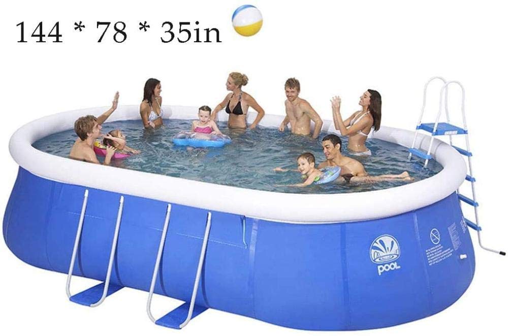 Hzexun Piscina Gonfiabile Familiare - Piscina Giardino 240-360 Cm Per Bambini E Adulti
