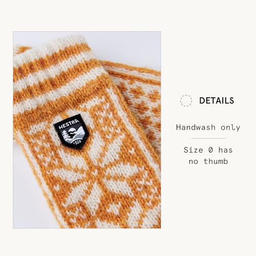 Image of Hestra Child's Nordic Mitt (Child 0-4yrs) I Wool MItten for Winter Weather