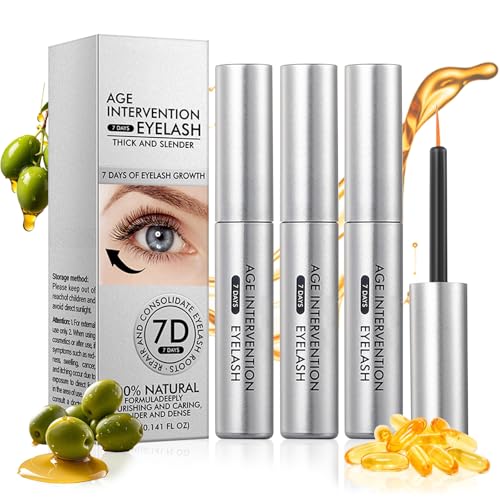 3Pcs Serum Pestañas Crecimiento Lash Serum de Pestañas Eyelash Seru-m Crecimiento Pest-añas Repara las Pestañ-as Dañadas Haz que tus pestaña-s Sean más Gruesas, Largas y Abundantes,4ml