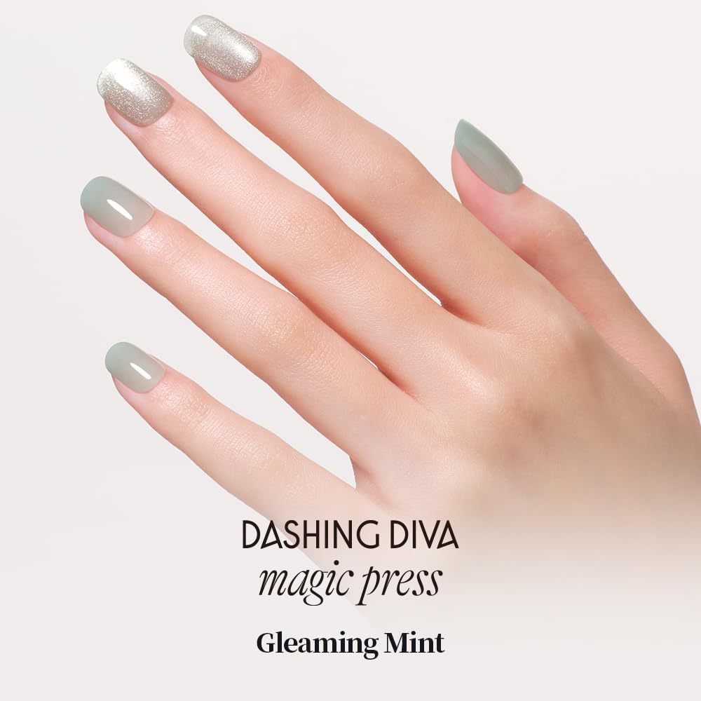 Amazon | 【DASHING DIVA】マジックプレス グリーミング ミント ネイル