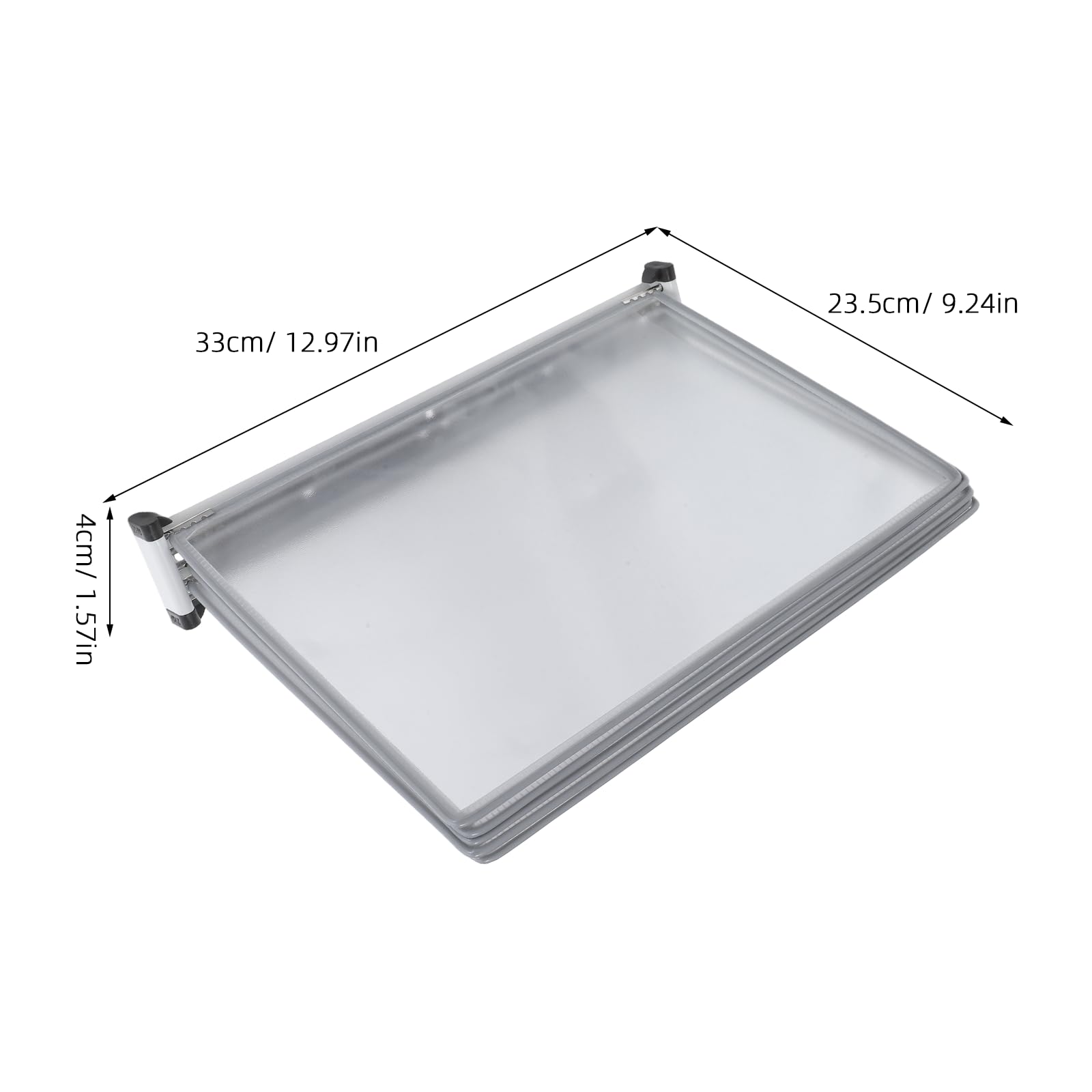 SHINEOFI Organizador de Archivos de Pared A4 5 Páginas, Hierro y PVC