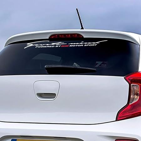 Amazon Co Jp Piaobaige 車のフロントリアフロントガラスステッカー三菱ralliartアウトランダー3ランサー10 3 9 Ex Asx L0カリスマコルトパジェロ 車 バイク