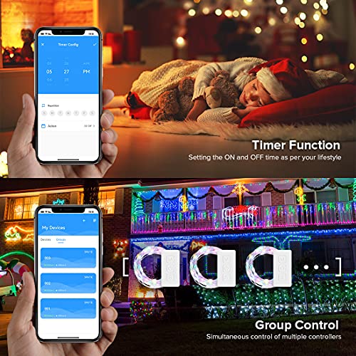 Image of BTF-LIGHTING WS2811 WS2812B SK6812RGB(NOT RGBW) Addressable RGB LED Light Portable 3Keys Mini USB SP002E Controller 600 Pixels DC5V (Pack of 2)