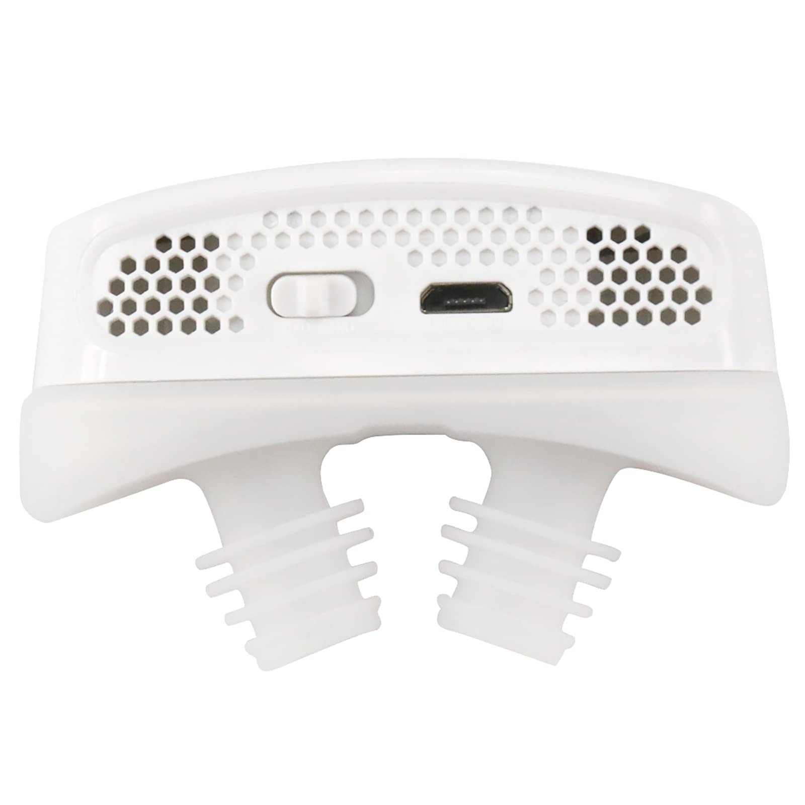 Dispositivos antirronquidos, Mini tapón para Respirar en la Nariz, Alivia los ronquidos, Tapones eléctricos de ventilación para la Nariz, Carga USB, Funda de Silicona extraíble, para facilitar el su