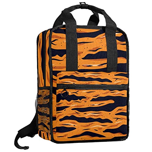 Sac à dos pour garçons avec motif citrouille pour les sorties scolaires et le sport