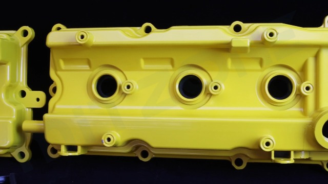 Amazon.com: MITZONE Aluminum Valve Cover Set (yellow) front& rear