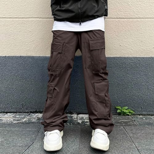 Mencomfy Cargo Pants Multipants Loose Fit Stretch Pants with Pocket Performance Comfy Trousers2