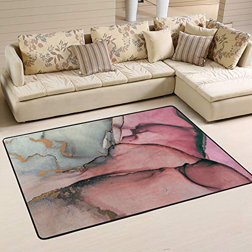 Tapis de salon texture coloree velours corail isolant et antiderapant - 6