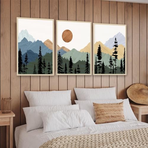 Image of Artsense Modern Landscape Wall Art for Living Room, Bedroom & Office Decor | Premium Artwork Print | Contemporary Nature Inspired Design | Ready to Display Home Decoration