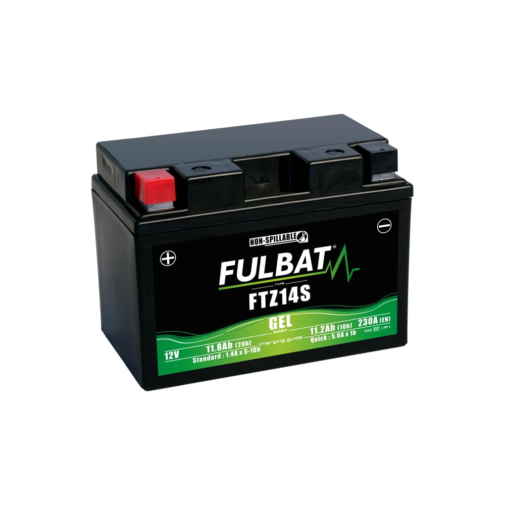FULBAT Batería de moto FULBAT GEL FTZ14S / YTZ14S 12 V 11,8 Ah 230 A