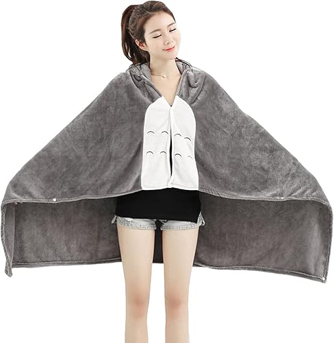 KINCOSONE Manta de franela de anime, chal diario para siesta con capucha, poncho para cosplay (35.43 x 64.96 pulgadas) KINCOSONE Manta de franela de anime, chal diario para siesta con capucha, poncho para cosplay (35.43 x 64.96 pulgadas)
