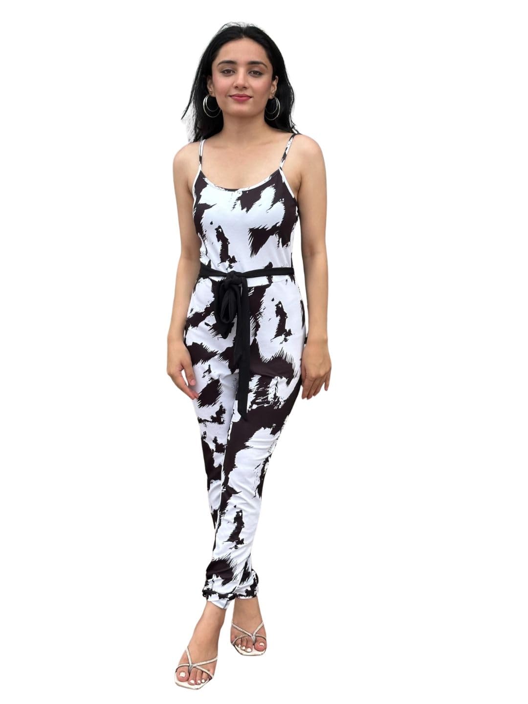 tandul Women's Multicolor Cotton Blend Jumpsiut Regular Jumpsuit - For Women - Soft & Breathable Fabric & Comfortable Outfits for Office, Casual, Festive & Party (11320)-picture-55