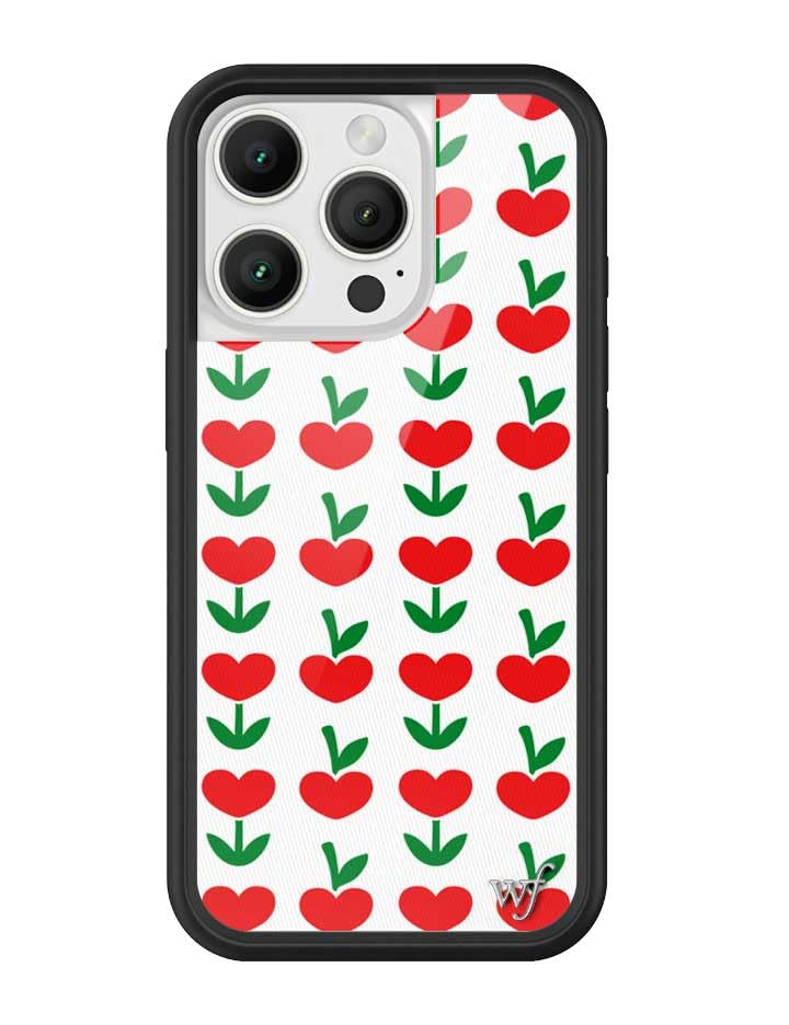 Image of Wildflower Cases - iPhone 16 Pro Compatible - Love Blooms | Impact-Certified 6.5 ft Drop Protection Case, Raised Protective Bumper, Cute Aesthetic Design, Women-Owned Small Business