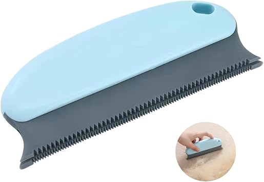 Pet Hair Remover, Reusable Dog Cat Hair Remover Brush, Portable Lint Remover Carpet Scraper Tool for Carpets, Clothes, Car Mats, Couch, Pet Bed, Furniture