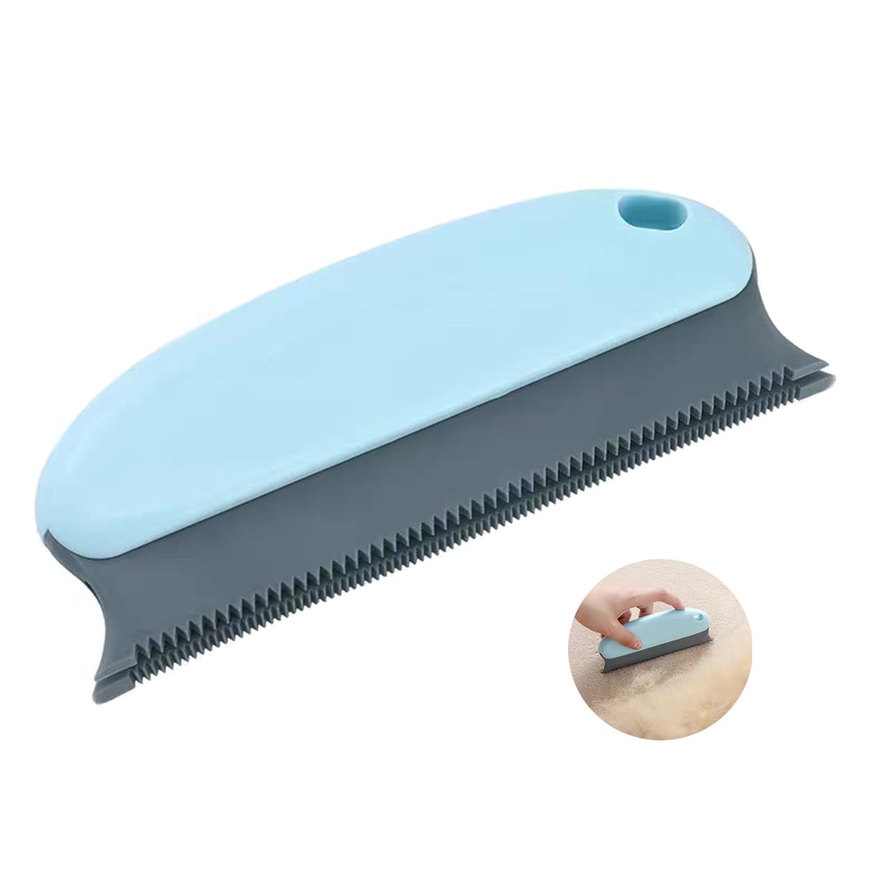 Pet Hair Remover, Reusable Dog Cat Hair Remover Brush, Portable Lint Remover Carpet Scraper Tool for Carpets, Clothes, Car Mats, Couch, Pet Bed, Furniture