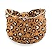 winthrop Leopard Print Headbands for Women – 4 Pack Wide Stretchy Turban Hair Bands, Fashion Animal Print Head Wraps for Workout, Makeup, Casual & Street Style