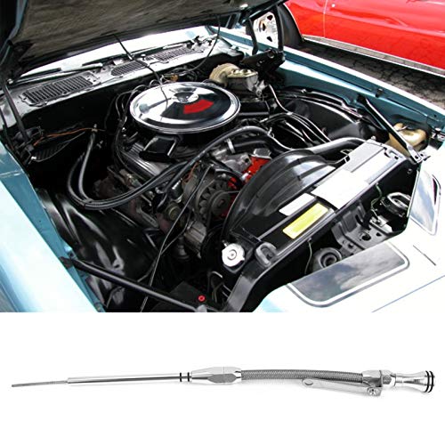 Oil Dipstick, Stainless Steel Flexible Oil Dipstick Replacement For Sb Engines 265 283 327 350 383 400 #TOP4