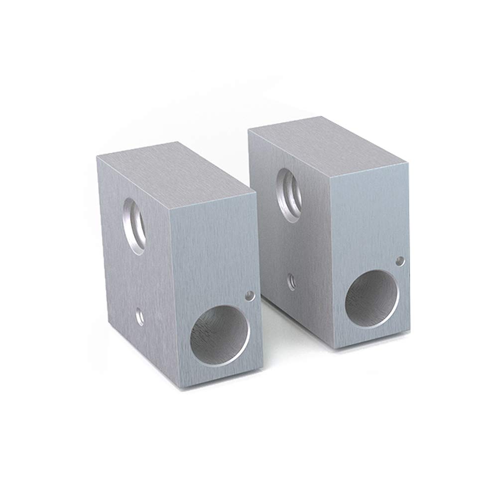 Irfora6Pcs/Set 0.4mm Brass Nozzle Extruder Print Head + Heater Block Hotend + 1.75mm Throat Tubes Pipes for Anet A8 A6 Ender 3 3D Printer Accessories