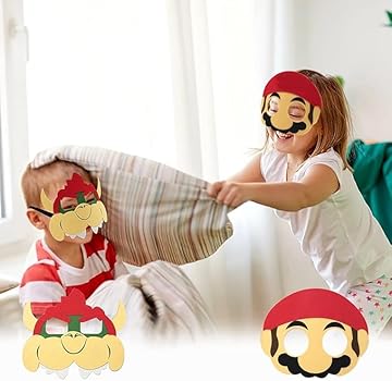Set De 19 Piezas De Máscaras Y Capas De Superhéroe – 6 Máscaras, 6 Capas, 6 Pulseras Y Bolsa, Ideal Para Fiestas, Halloween Y Juegos De Rol Infantiles