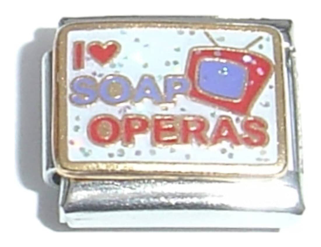 NewCharmsI Love Soap Operas Italian Charm