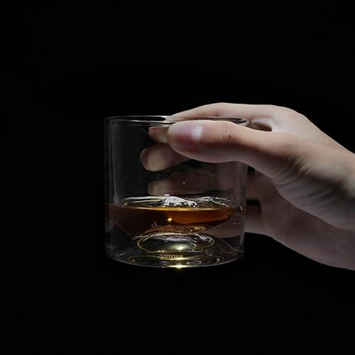 Miniatura 64 de LIITON - Juego de 4 vasos para whisky Gran Canyon: Vaso de whisky pesado de estilo clásico Everest