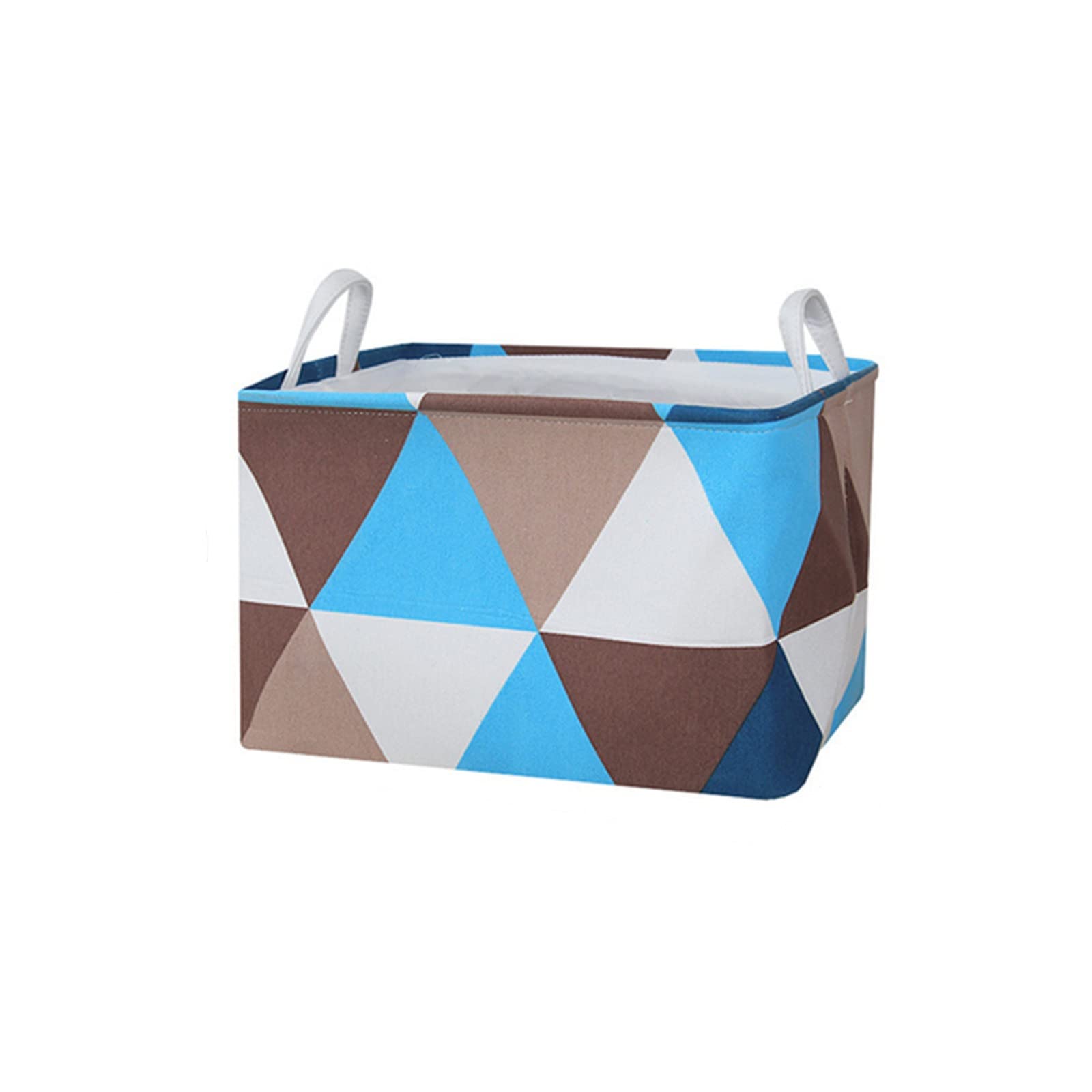 MRKU Basket Storage Box Kitchen Household Wardrobe Can Be Folded Portable for Shelves,Toys,Clothes