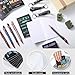 PerKoop 48 Pcs Inspirational Gifts Set 3 x 5 Inch Bible Jesus Notepads Ballpoint Pens Keychains Bulk Mini Farmhouse Journal Notebooks for School Office Party Favor Supplies