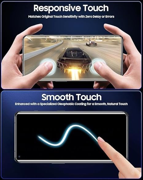 Image of Military-Grade Tempered Glass Screen Protector for Realme GT7 & GT7T 5G - Edge-to-Edge Coverage Bubble-Free Easy Install