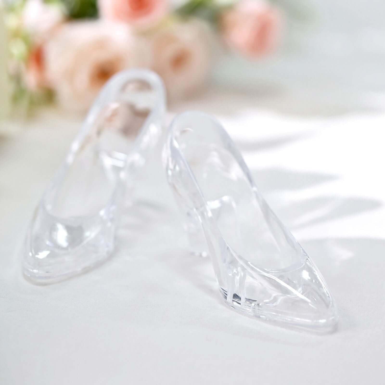 Efavormart.comEfavormart 12 Pack Clear Cinderella Slippers Birthday Shower Party Favor Gift