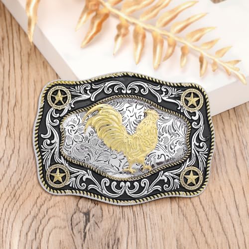 Image of Cowboy Belt Buckle for Men Longhorn Bull Belt Buckles Men Vintage Texas Buckle for Women Cowboy Cowgirl Belt Buckle