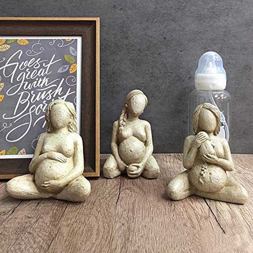 Estatua Mujer Embarazada Gran Madre para Decoración miniatura 3