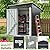 AirWire 4.5x2.5 FT Metal Outdoor Storage Shed, Garden Shed with Updated Frame Structure, Small Tool Sheds for Backyard Garden Patio Lawn, Grey