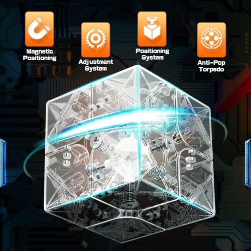 Image of Cubelelo Drift 2M 2x2 Magnetic Stickerless Speedcube | Premium Multicolor Puzzle Cube for Kids & Adults | Ideal for Speedcubing, Brainstorming, and Mental Development | (Smooth & Fast Turns)