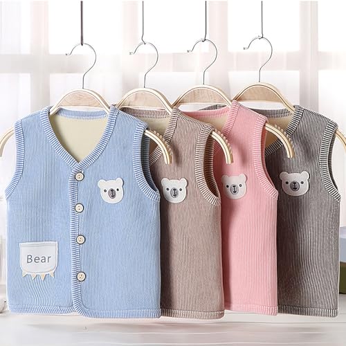 Children's Girls Sleeveless Fleece Waistcoat Outerwear Foreign Style Vest Inside To Wear Autumn Winter Warm Jacket4