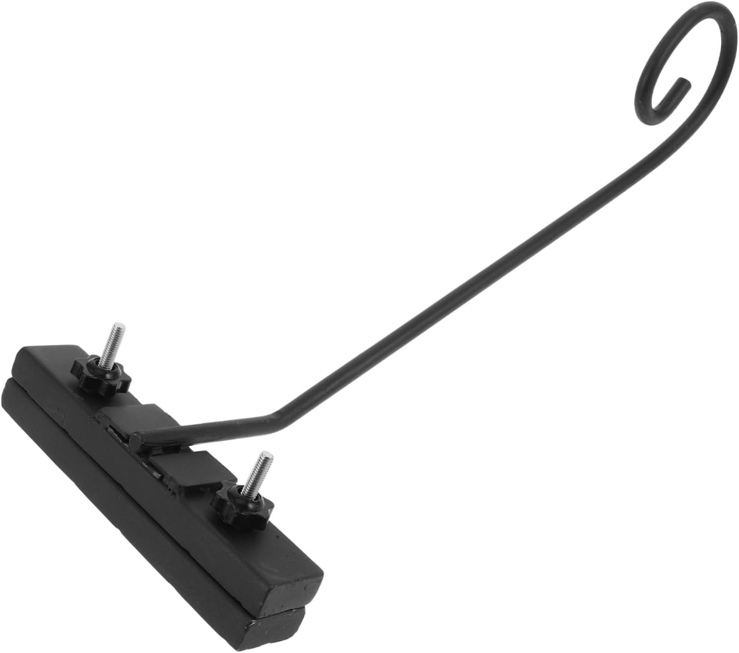 Hanging Flower Pot Holder: Metal Planter Bracket Stand with Hook for Deck Railings Balcony Gardens and Outdoor Decorations