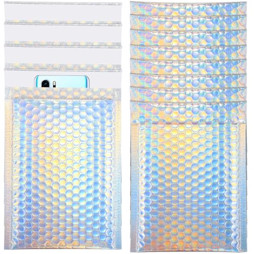 WEKADRIN 12 pezzi Buste Imbottite Bubble Bags per Spedizioni e Imballaggi Sacchetti Autosigillanti con Eccellente Sigillatura e Protezione Ammortizzante per Abbigliamento Accessori e