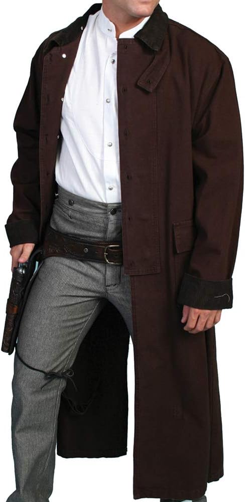 Scully Men's Long Canvas Jacket