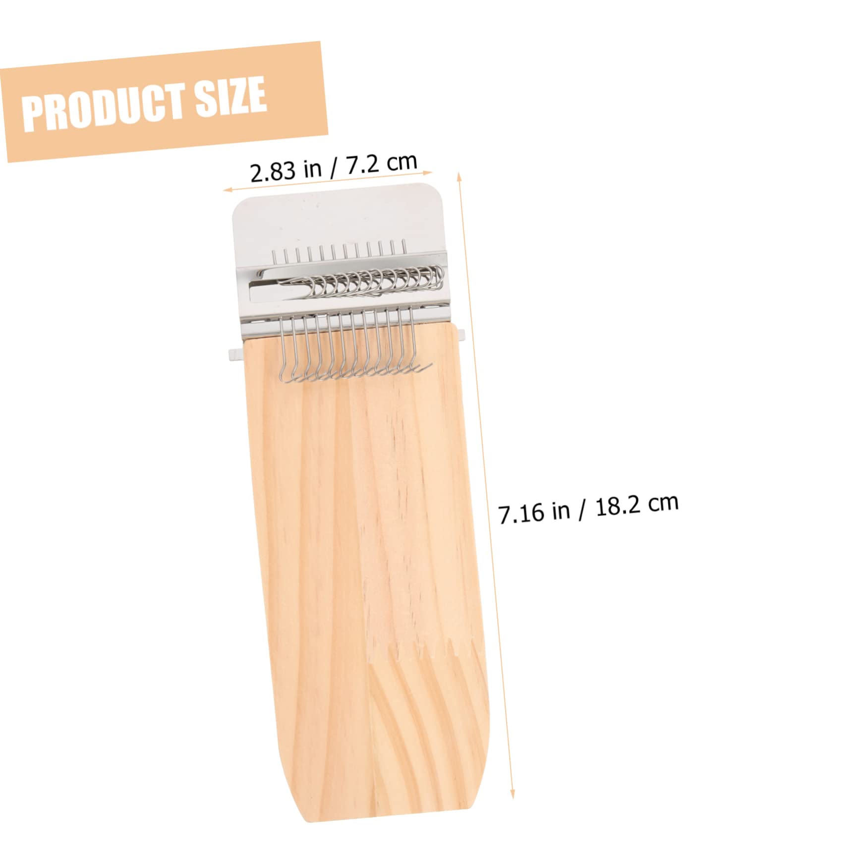 Housoutil 12 Hook Small Weaving Kit Knitting Hook Knitting Tools Speedweave Stitching Machine for DIY Clothes Mending