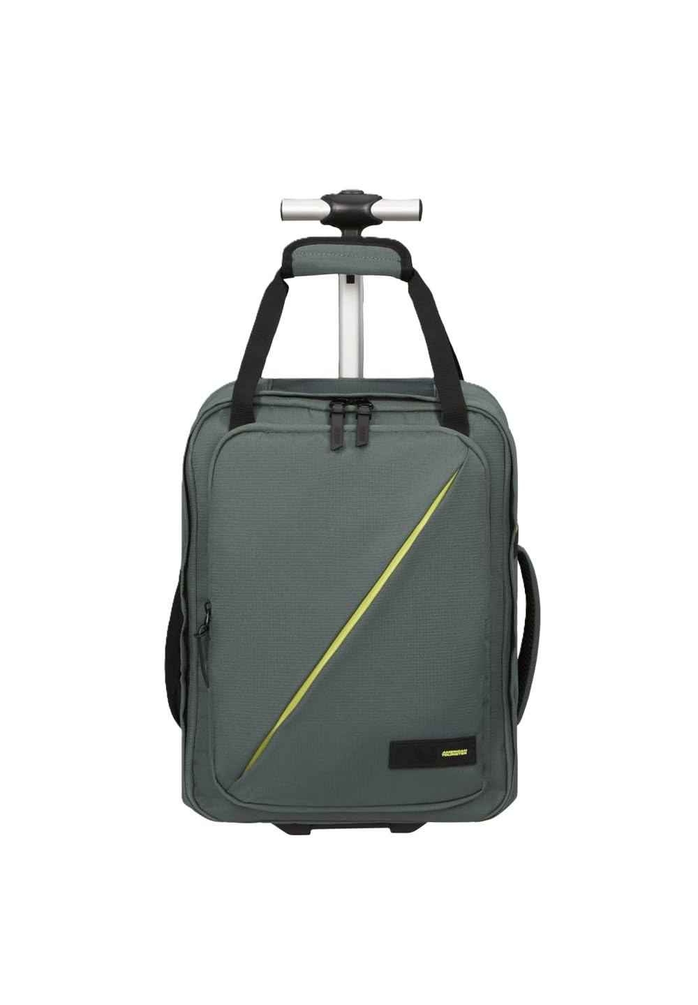 American Tourister Take2Cabin - Sac Cabine Ryanair/​Wizz Air/​Vueling 40 x 30 x 20 cm, 24,​5 L, 1,​50 kg, Sac à Dos à Roulettes, Bagage à Main, Sac à Dos Avion MS Sous le Siège, Vert (Dark Forest)
