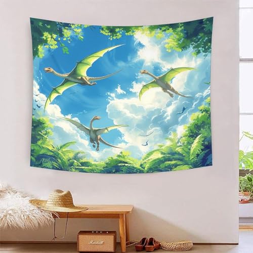 Tapisserie dragon tissu 3D art mural finitions soignées 180x230